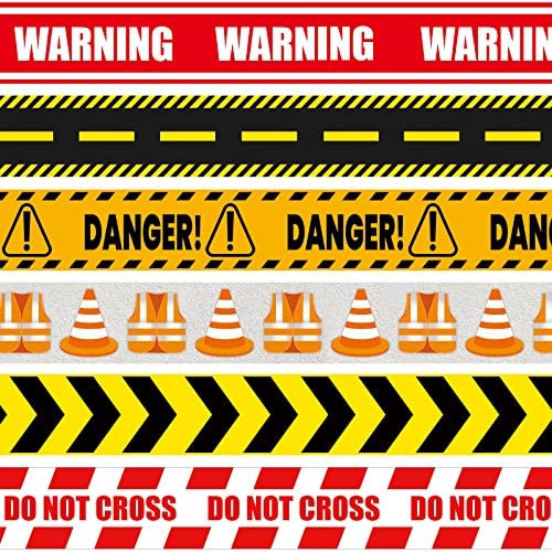 72 Pcs Construction Bulletin Board Borders Set Decoration for Trim