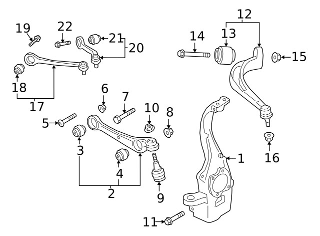 Genuine Audi Bushing 4K0-407-183-A