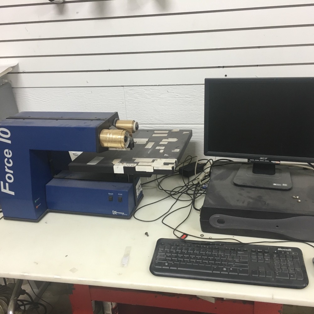 Force 10 foil stamper Empress systems, Digital foil stamper