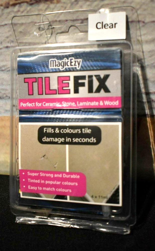 MagicEzy Tile REPAIRezy™ (Clear) ~ Fix Cracks & Chips in Ceramic, Stone