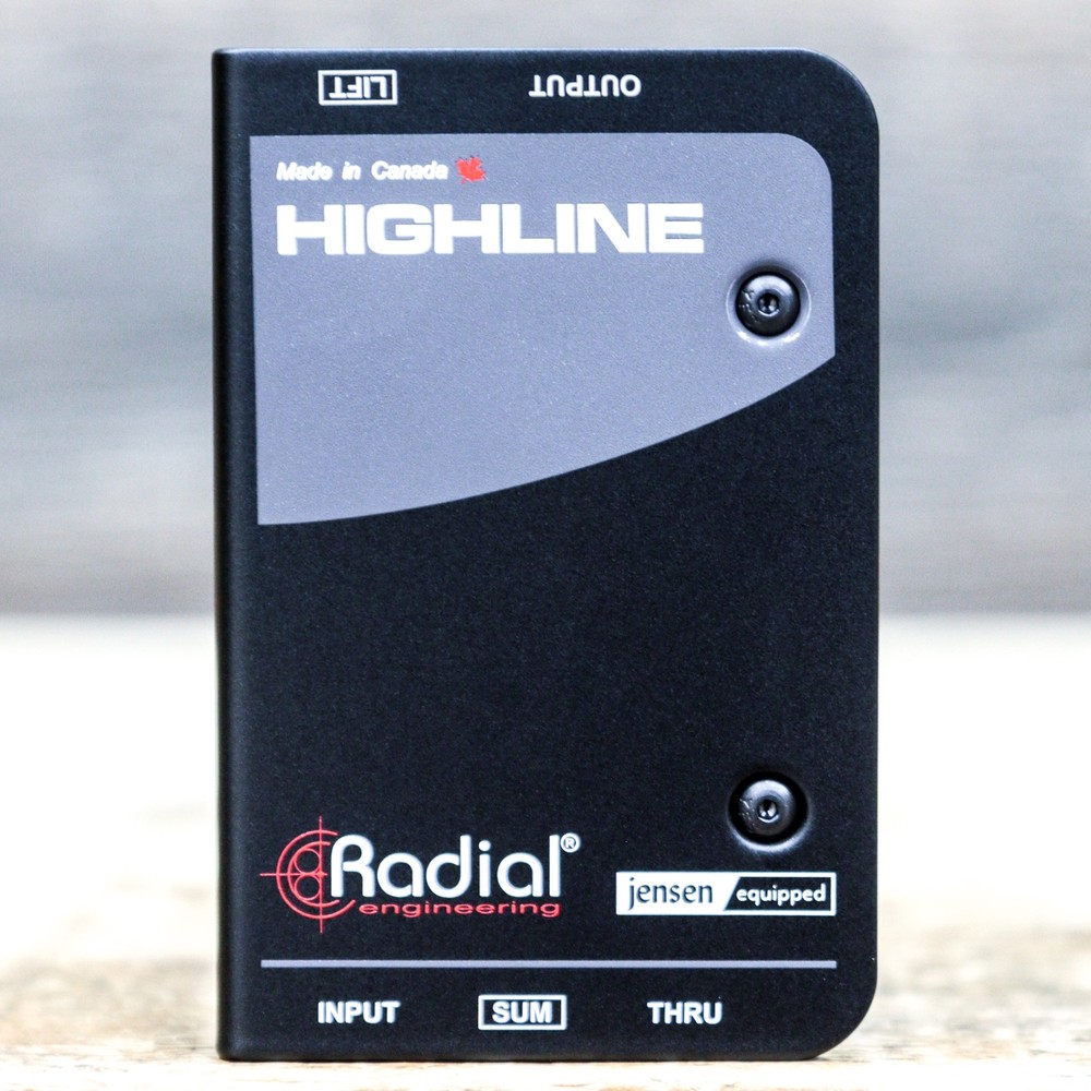 Radial Engineering Highline Passive Line Isolator Compact & Pedalboard Friendly