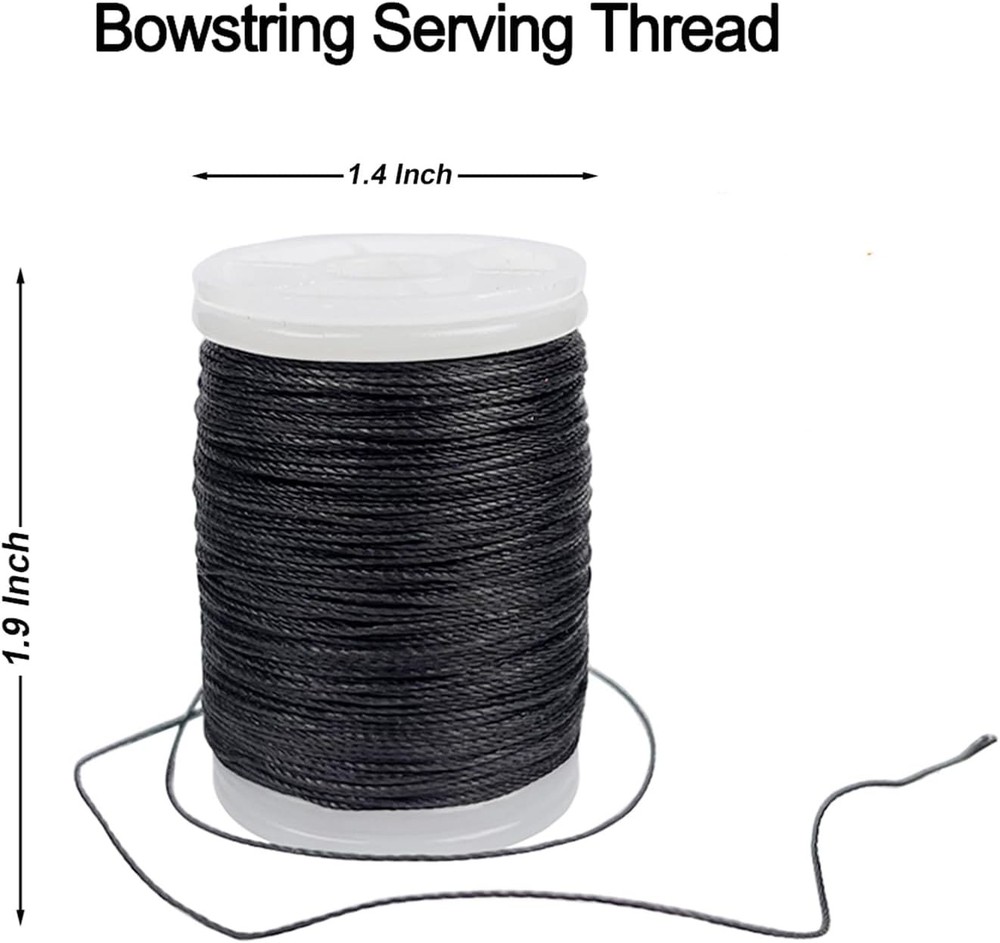 Archery Bowstring Serving Thread Jig 131 yard/120m Bow Blue and Black