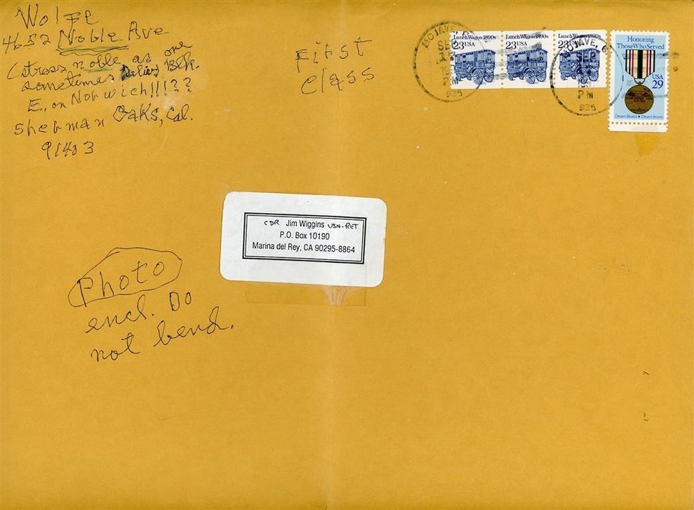 Ian Wolfe - Signed Envelope
