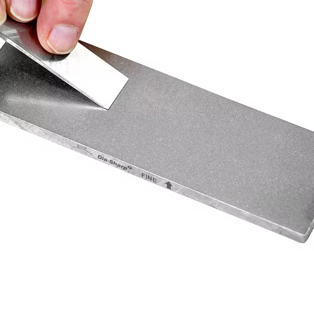 6 In. Dia-Sharp Bench Stone Fine Handheld Sharpener