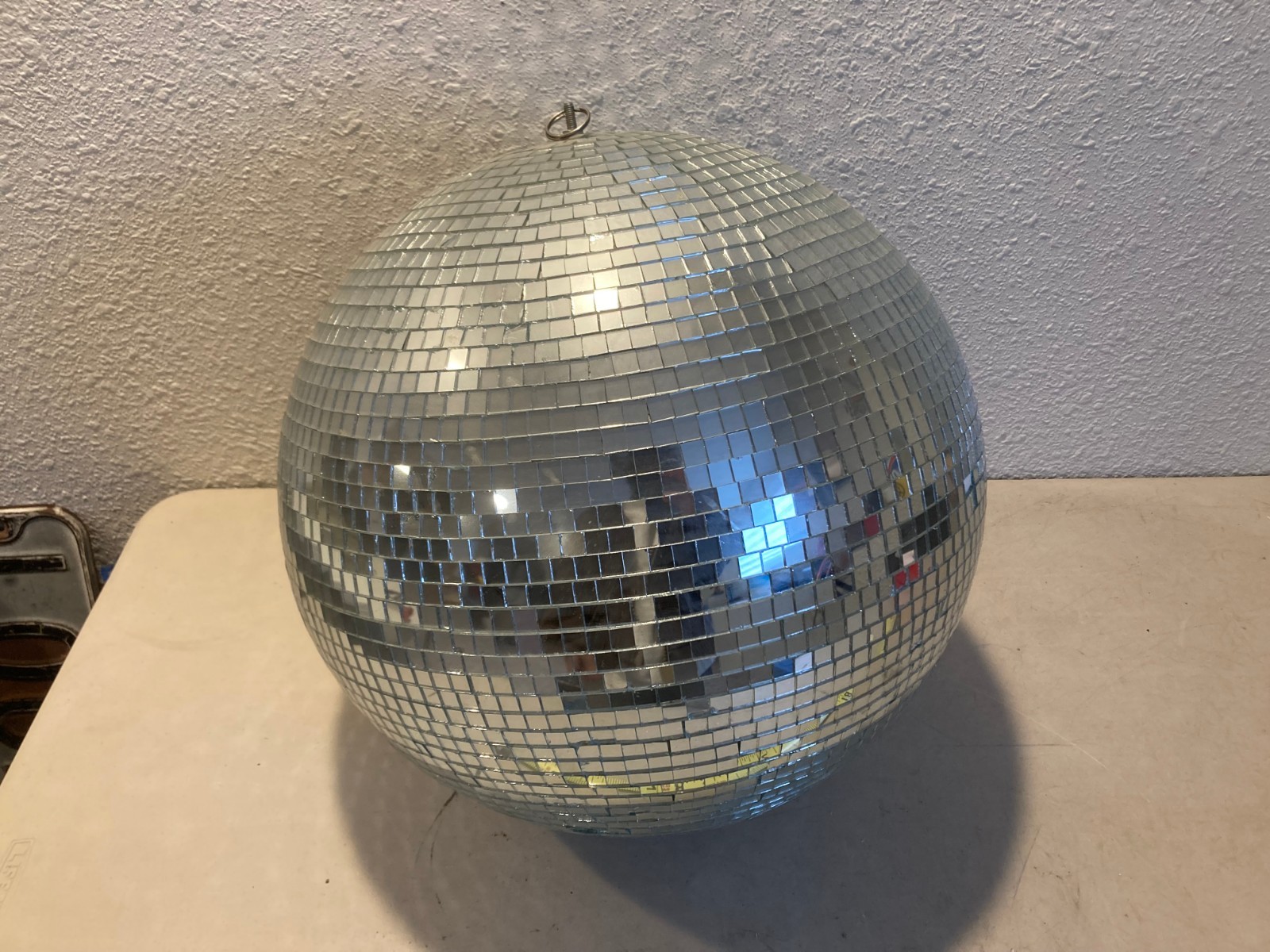 16” Disco Light Mirror Ball with Hanging Ring