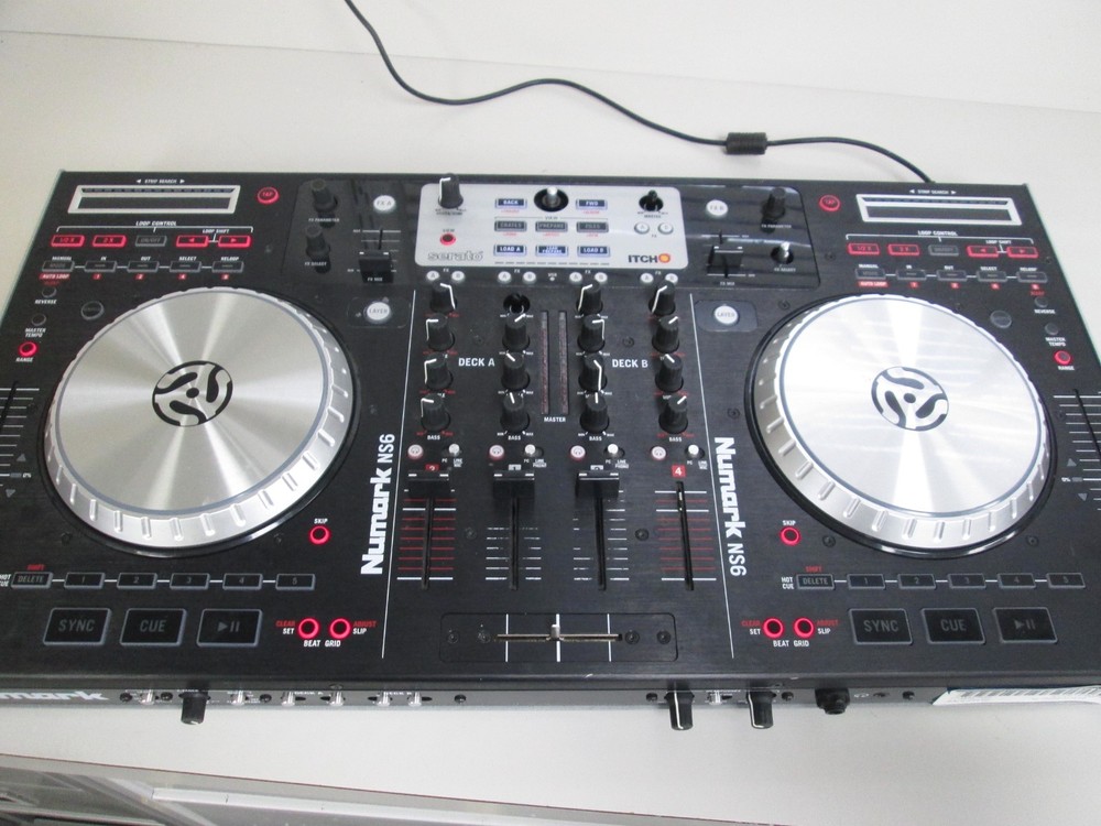 Numark NS6 Professional 4-Channel DJ Controller Touch-sensitive illuminate Mixer
