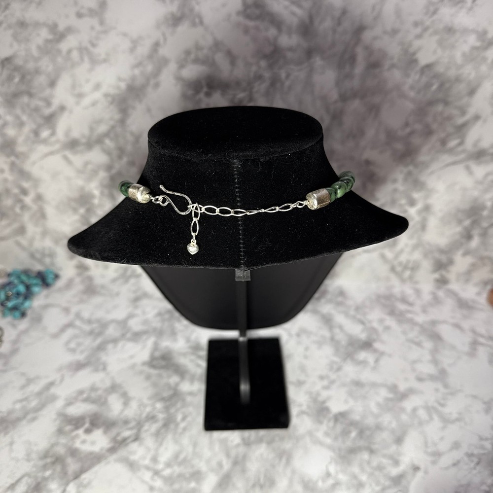 Natural Ruby Zoisite Sterling Silver Jewelry Set