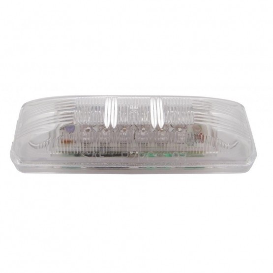 39931 12 LED Rectangular Auxiliary/Utility Light - White LED/Clear Lens