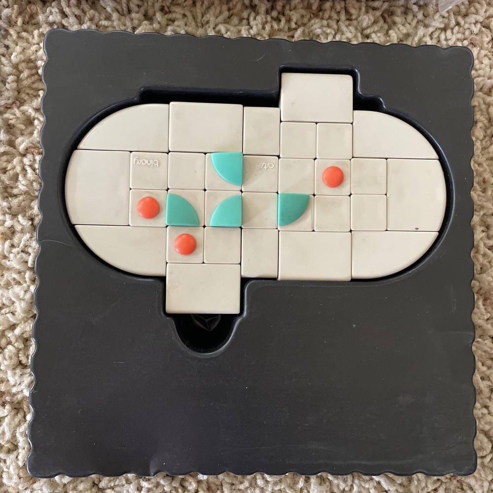 VINTAGE Triple Cross Puzzle Game COMPLETE Binary Arts 1995 Challenges Puzzles