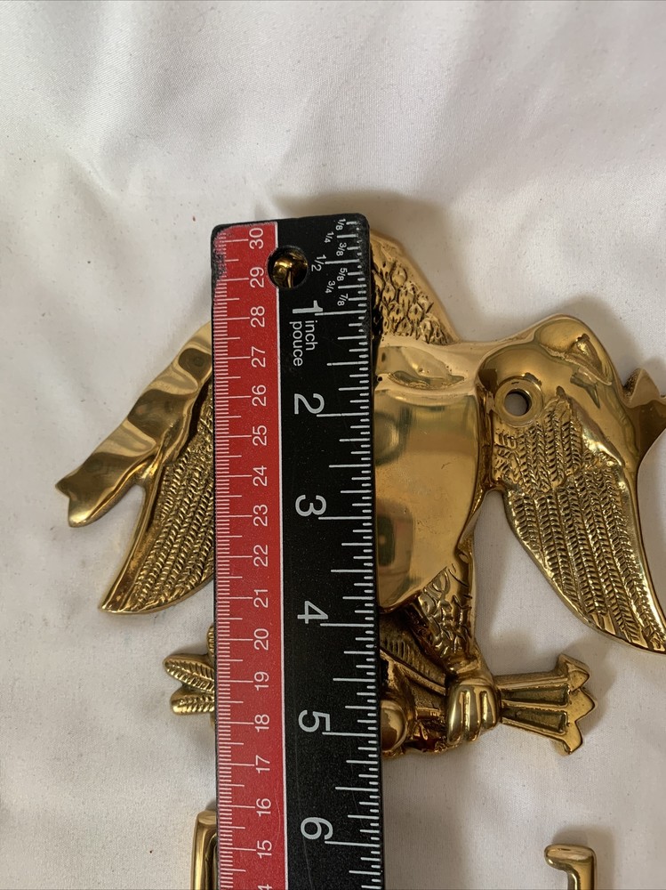 Vintage Solid Brass Eagle Door Knocker