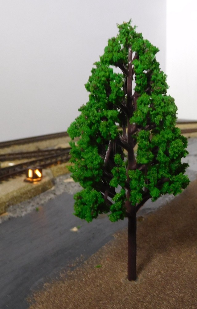 5 Medium Green Deciduous Trees, 115 Mm, 11.5 Cm Tall