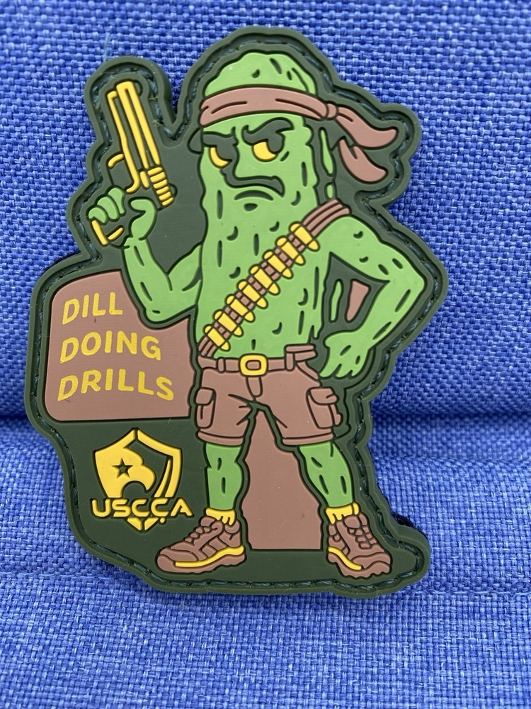 NRA 💥 Show 2026 USCCA “Dill Ding Drills” Patch, Hook&Loop, New!