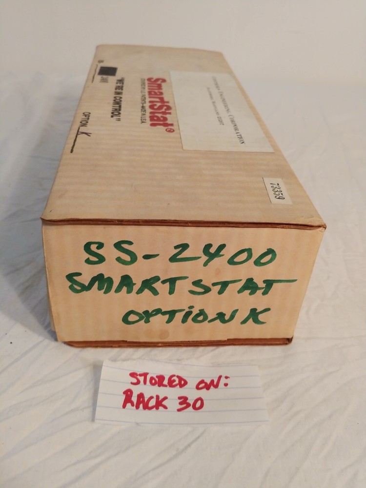 Controls Engineering SMARTSTAT 2400 W/ Manual NEW OLD STOCK!
