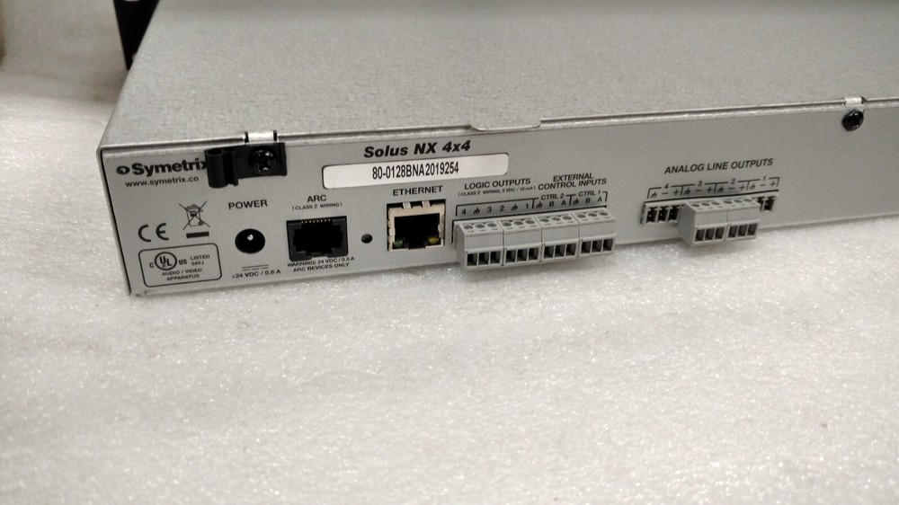 Symetrix Solus NX 4x4 Digital Signal Processor