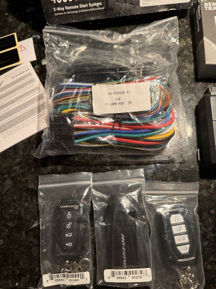 Compustar CS4900-S 4-Button 2-Way, 3000' Remote Start System Blade Not Included