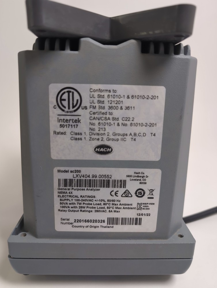 Hach SC200 Controller + Turbidity Sensor Complete Kit w/Box Manual Tested