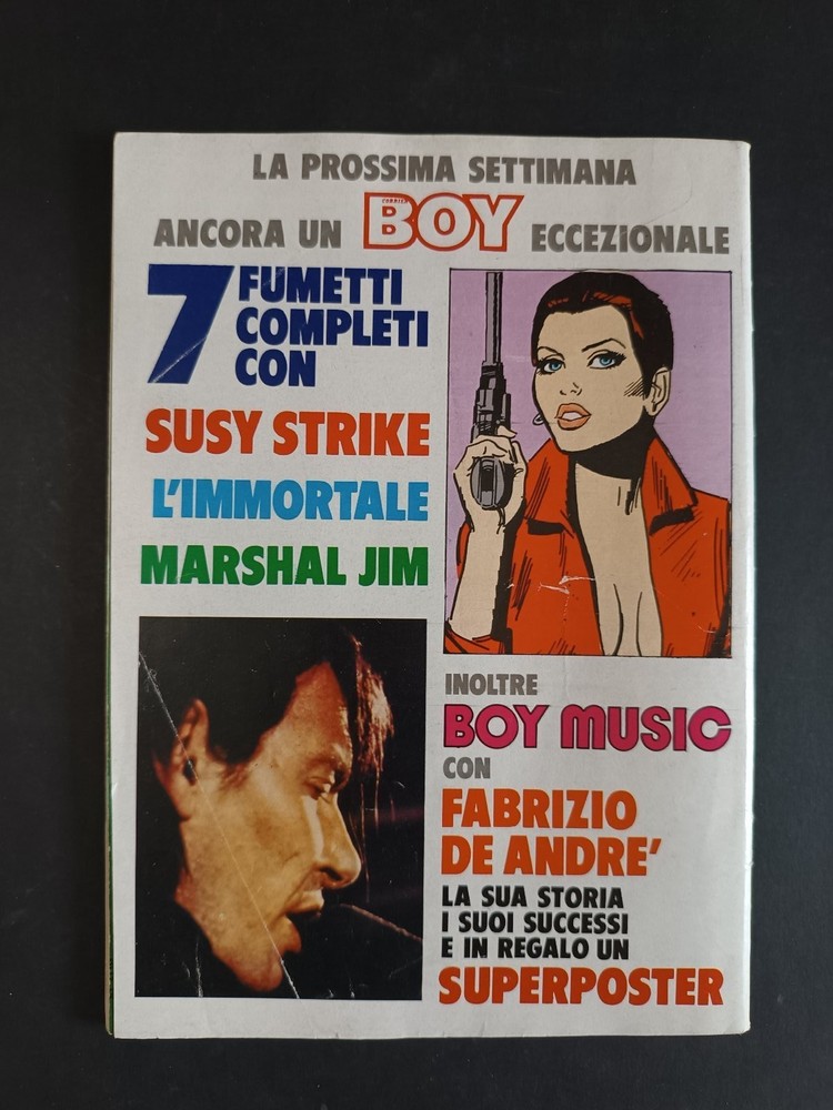 comic BOY Corriere della sera - year 1978 - n 19 - missing insert