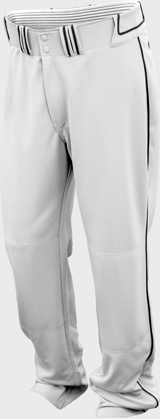 Easton Mens Softball / Baseball Walk-Off Piped Pants White / BLACK - XXL 42"-45"