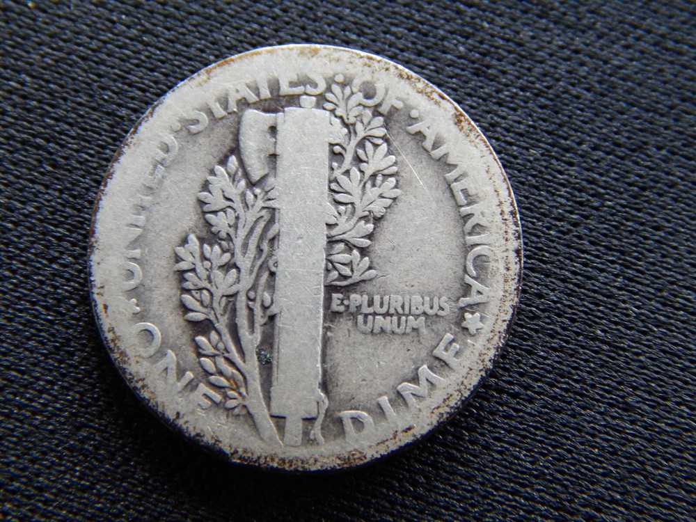 1916- Mercury Dime - Rare with MINT ERRORs Composition Error Still Awesome