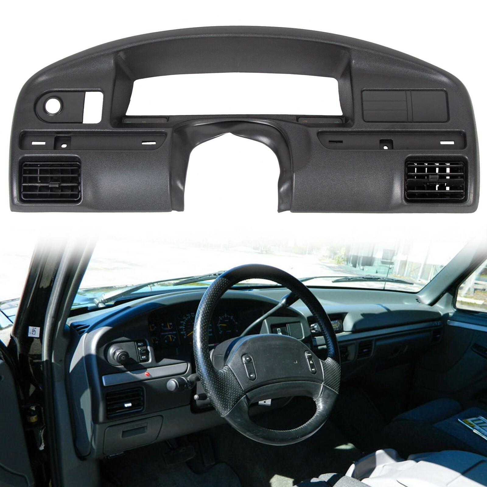 NEW Instrument Cluster Dash Panel Bezel For 1992-1993 Bronco F150 F250 F350