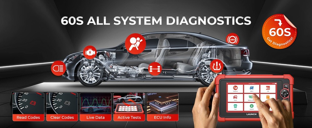 2026 LAUNCH CRP919X OBD2 Bidirectional Scanner Full System Diagnostic Key Coding