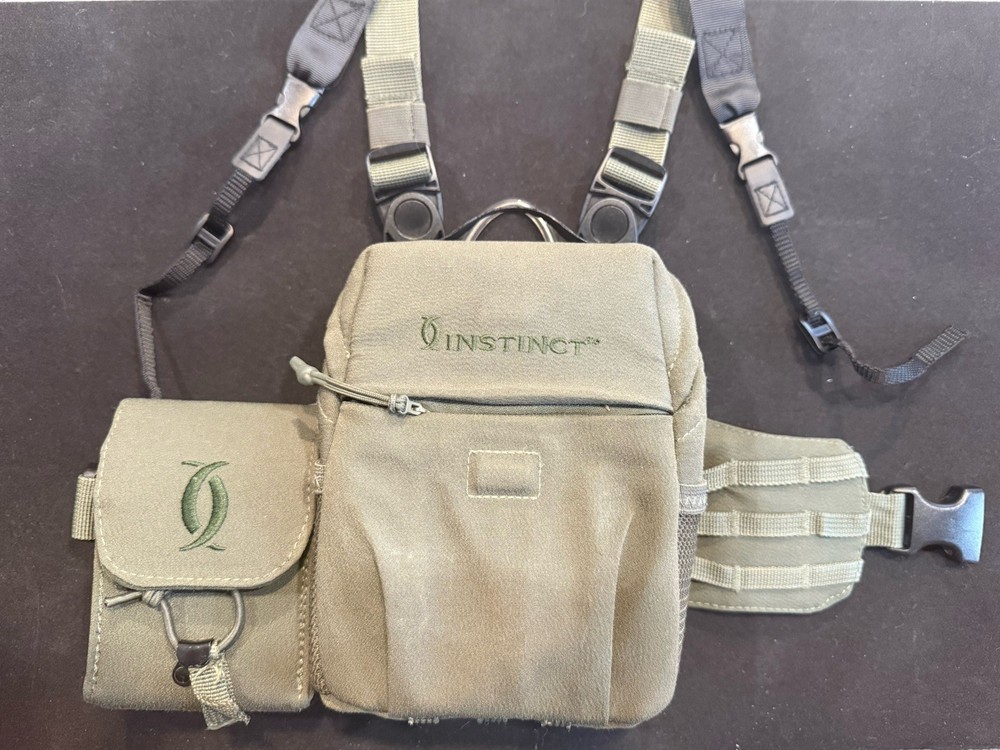 Cabela's Instinct Premium Binocular Harness Adjustable Olive Green