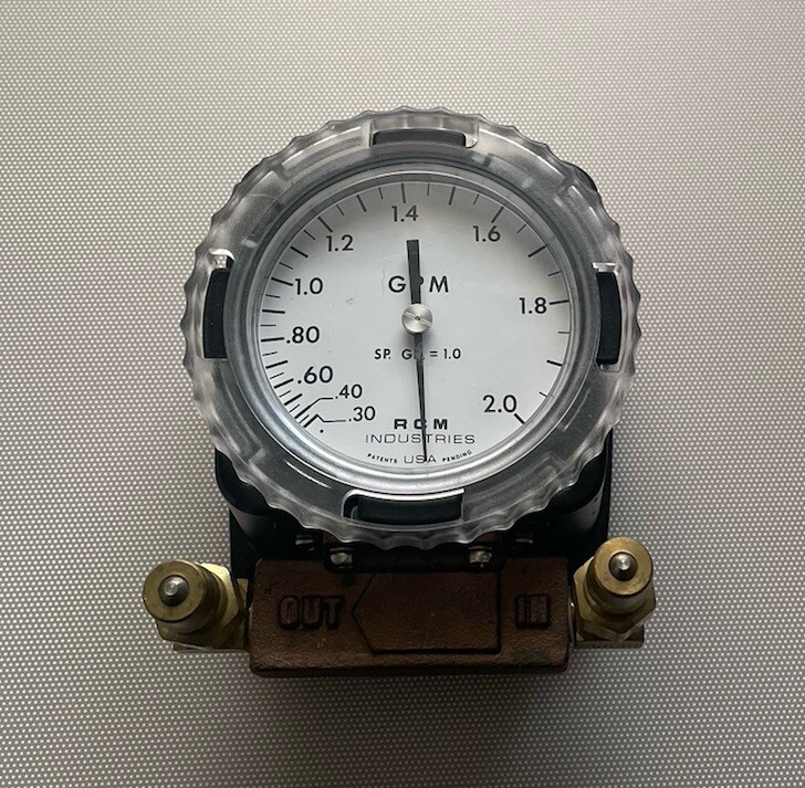 FLOW METER RCM Industries 1/2-71-L-2-  Flow Meter
