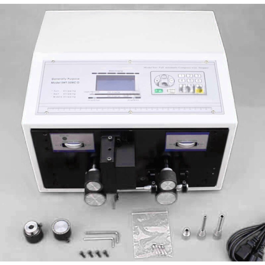SWT508C Microcomputer Wire Stripping and Cutting Machine Cable Wire Peeling 220V