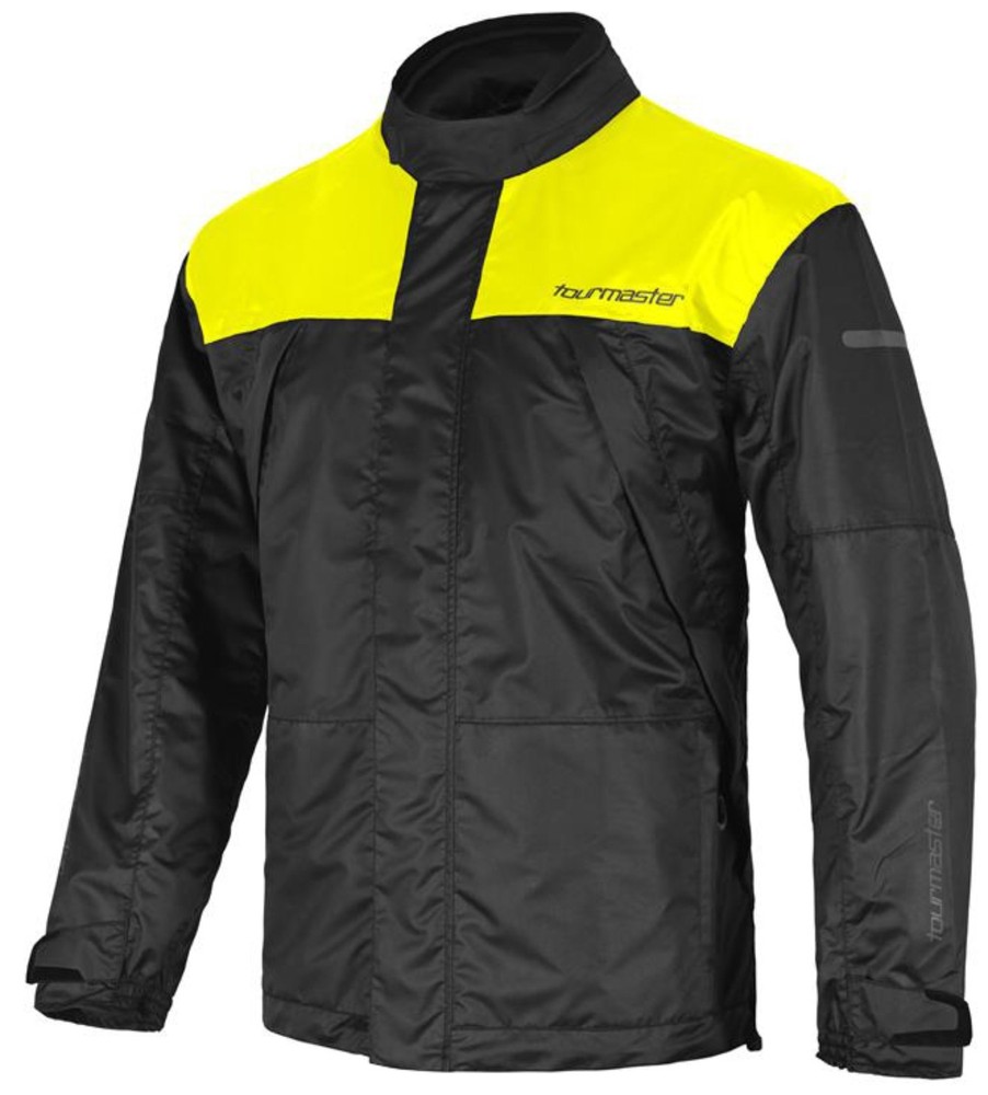 Tourmaster Sentry Evo Mens Rain Jacket Black/Hi-Vis