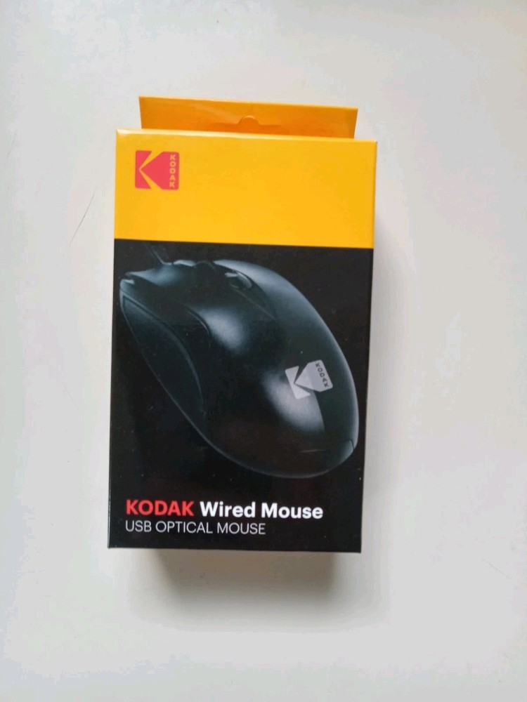 Kodak Wired Mouse USB Optical Mouse OPEN BOX
