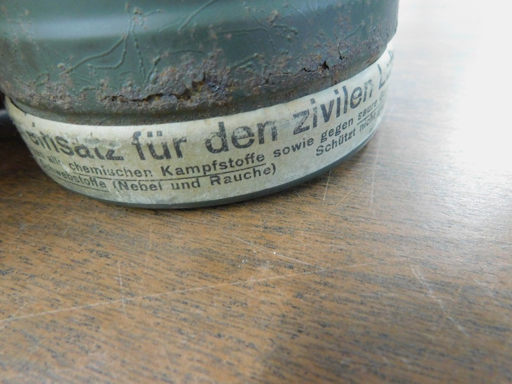WWII Luftschutz Gas Mask with extras