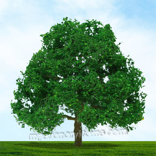 MP SCENERY 2 Oak HO Scale Architectural Model Trees Railroad Layout