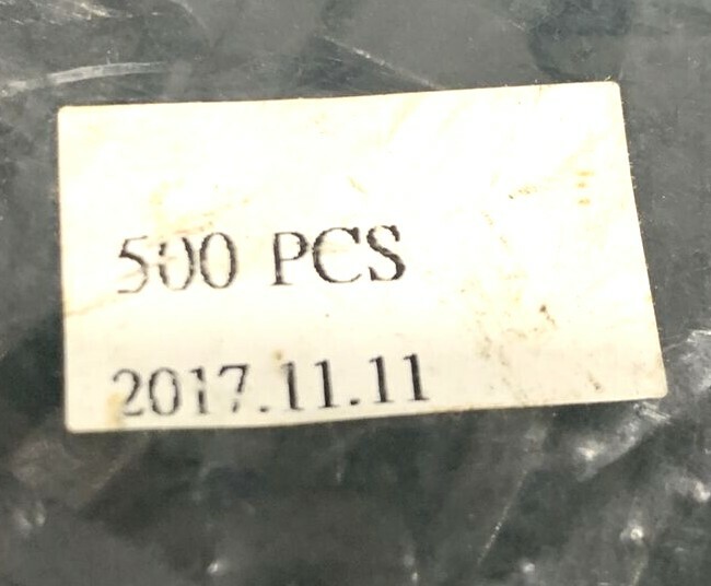 500 Piece Plastic Nylon Hardware Adjuster Triangle D Ring Black 1.5"