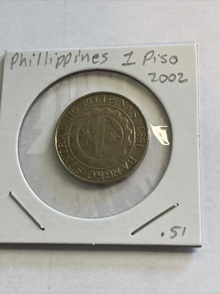 2002 Philippines 1 Piso Coin