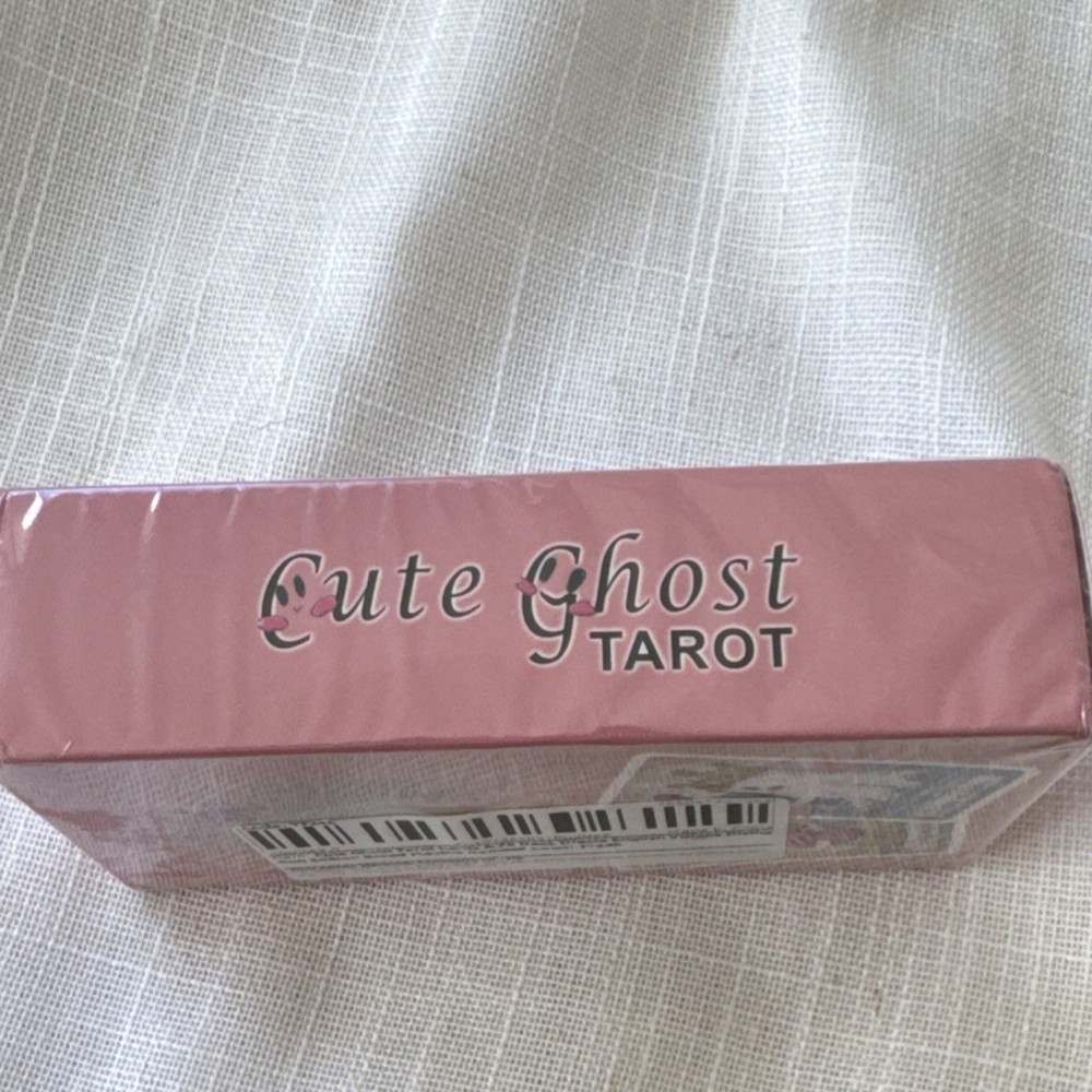 Cute Ghost Tarot Card Deck with Guidebook QR Code SEALED