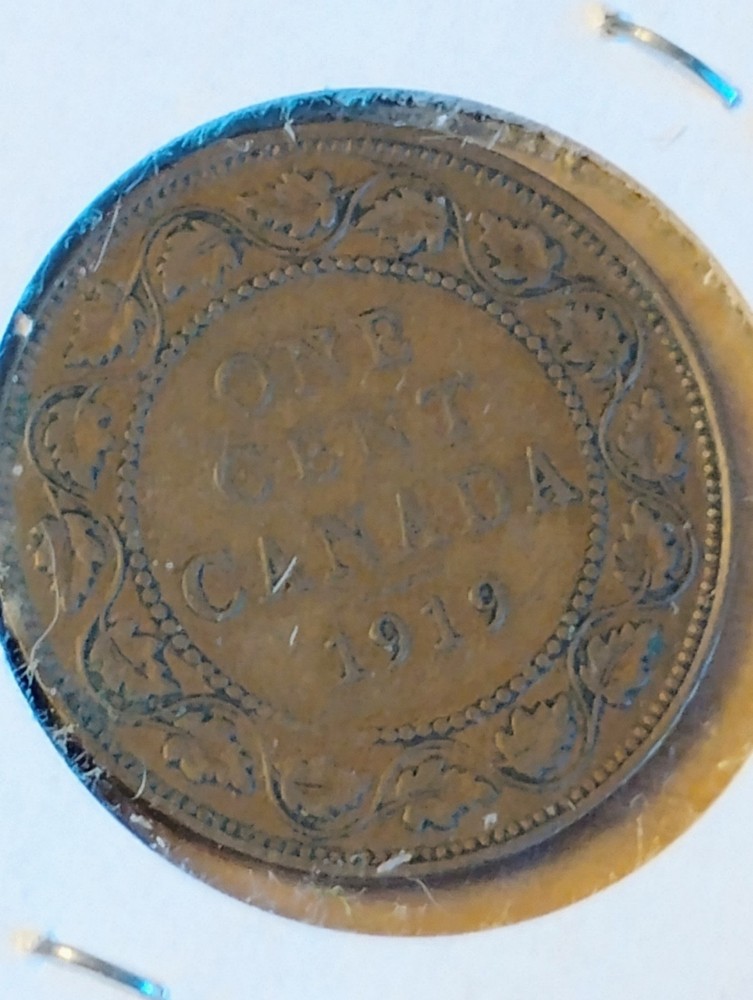 1919 Canada 🇨🇦 • One Cent • Better Grade