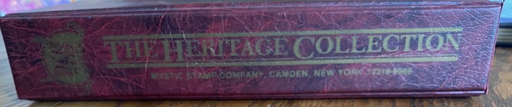 1893 - 1989 HERITAGE COLLECTION US COMMEMORATIVE STAMPS BINDER- WITH SOME STAMPS