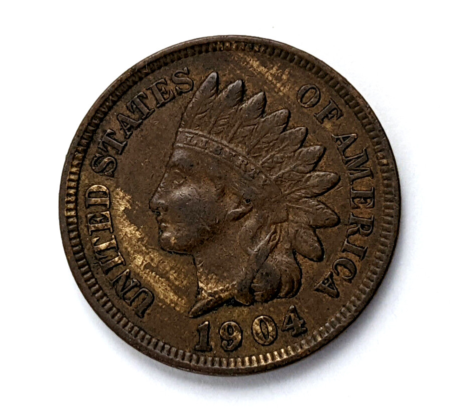 1904 Indian Head Cent US No2