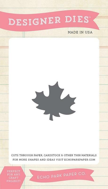 Echo Park - SMALL LEAF Mini Designer Dies Autumn Fall EPPDIE254