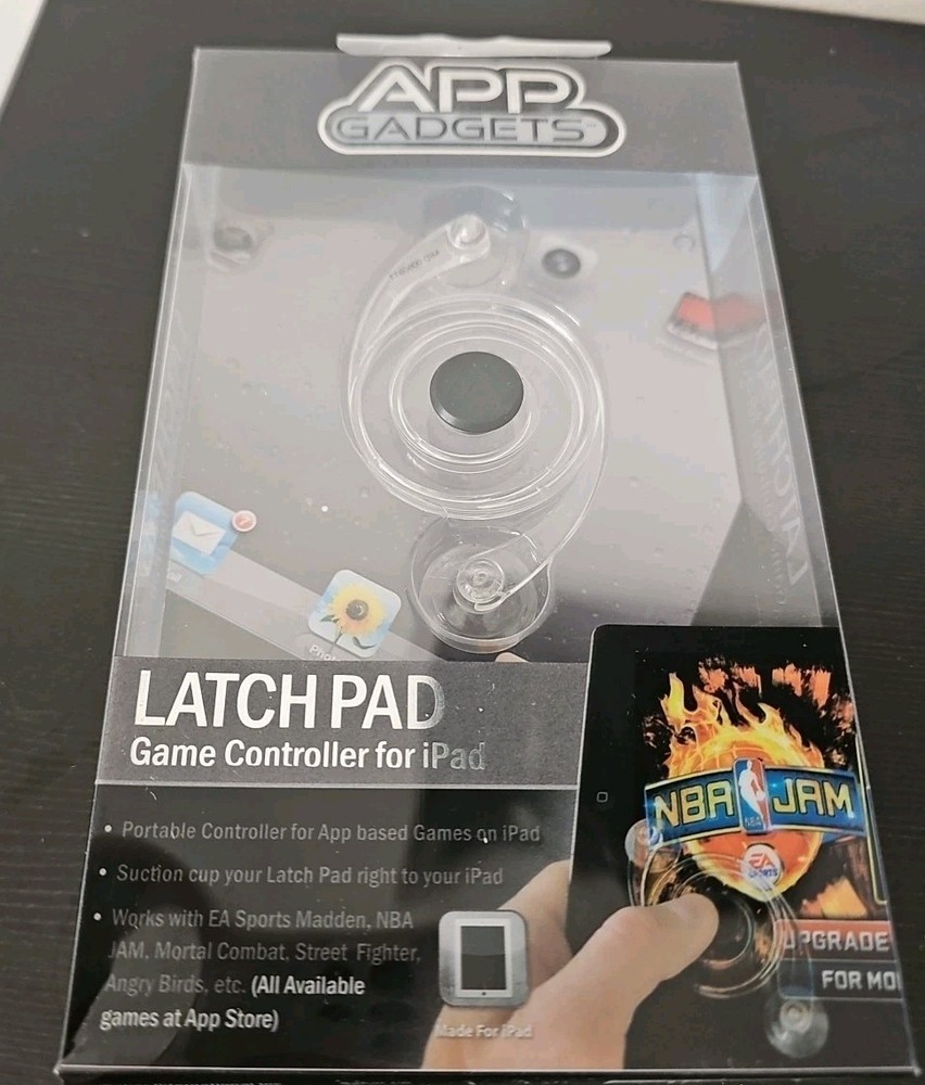 APP Gadgets Joystick Game Controller for iPad Tablets w/Suction Cups Latch Pad
