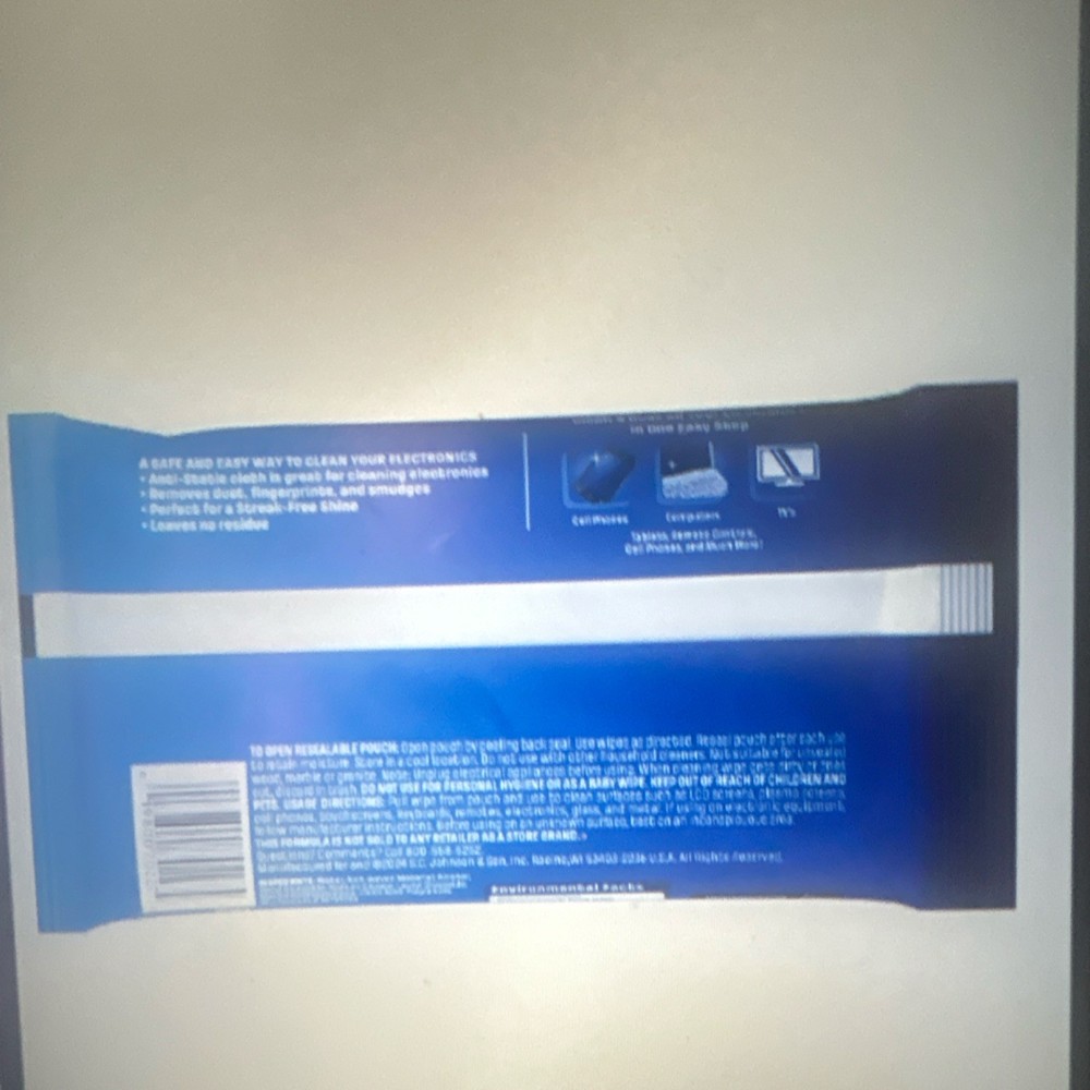 Windex Electronics Wipes 75 Pack Anti-Static Screen Cleaner for Screens