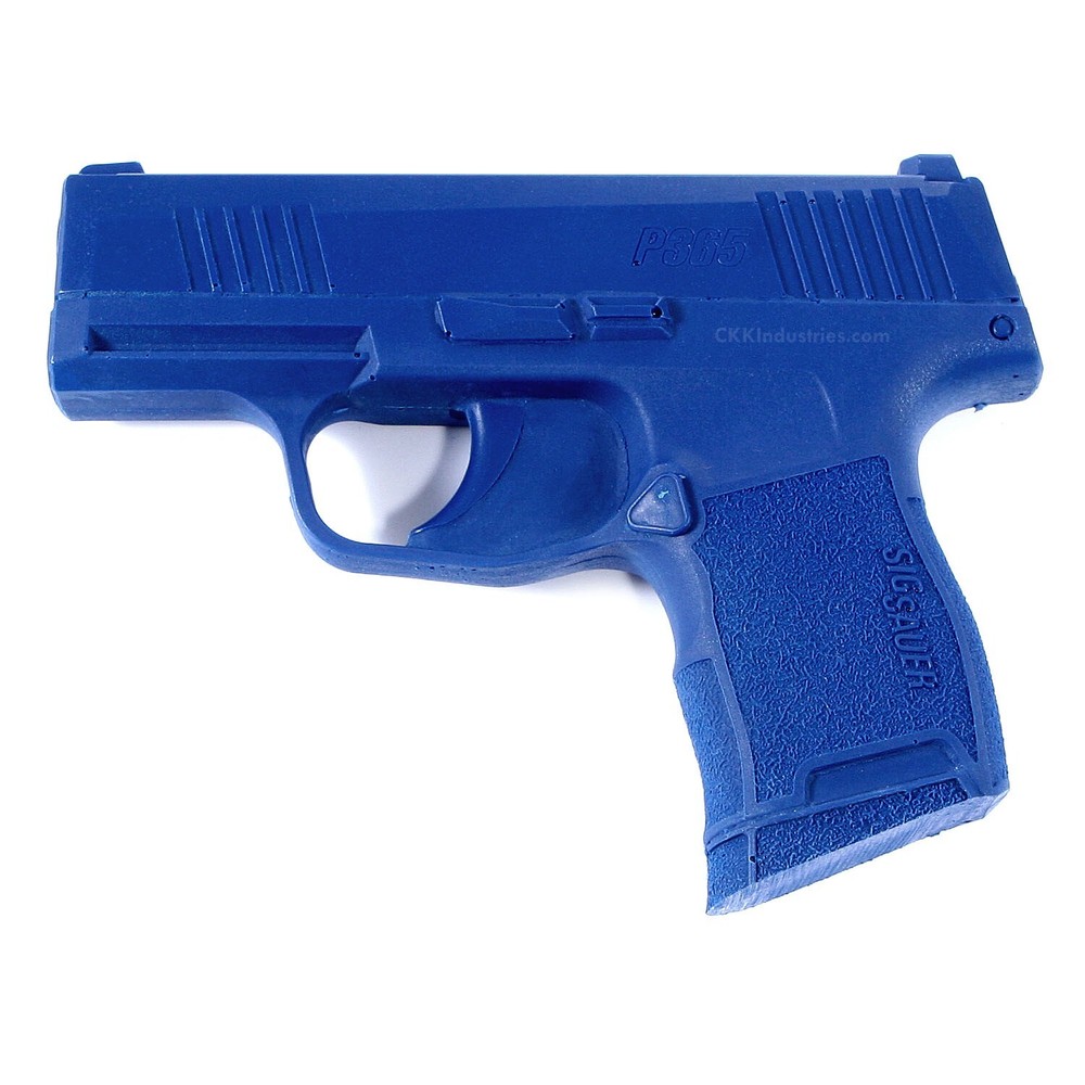 Blue Training Prop for SIG P365 - Solid Resin - Not a Gun