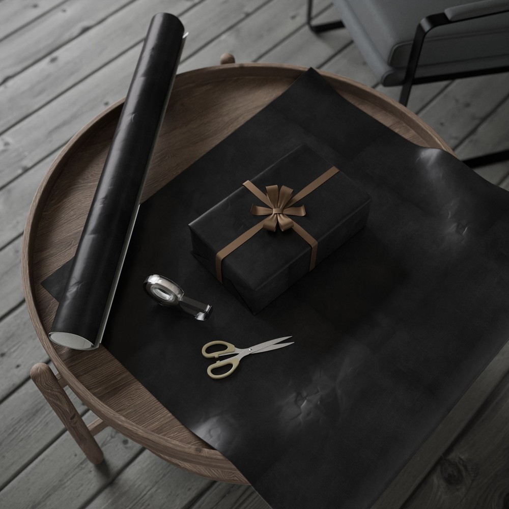 Black Wrapping Papers