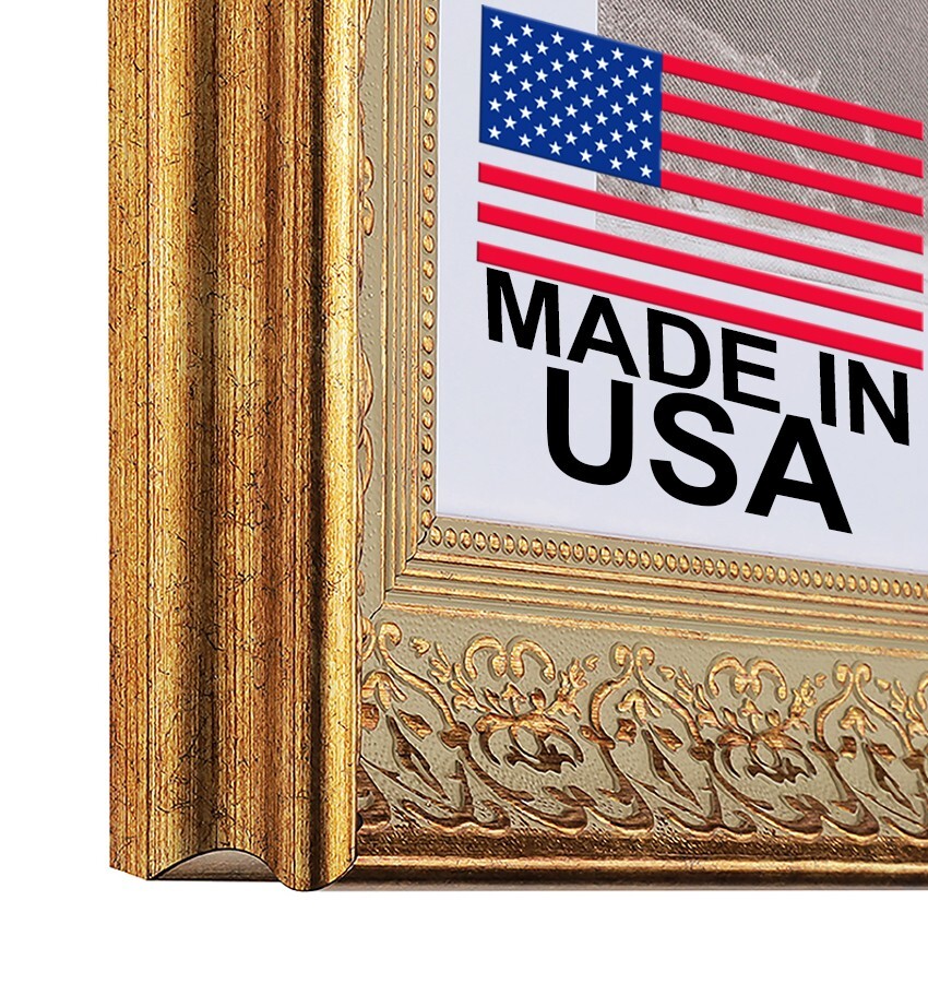 2-5/8" Bronze Gold Picture Frame 11x14 12x18 16x20 24x36 30x40 36x36 + 1556-MM2