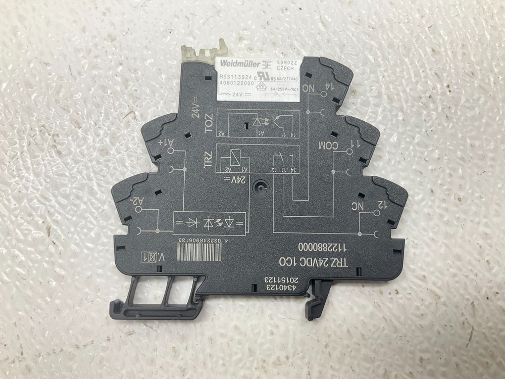 Weidmueller RSS113024 Solid State Relay 1122880000 TRZ 24VDC 1CO (TSC)