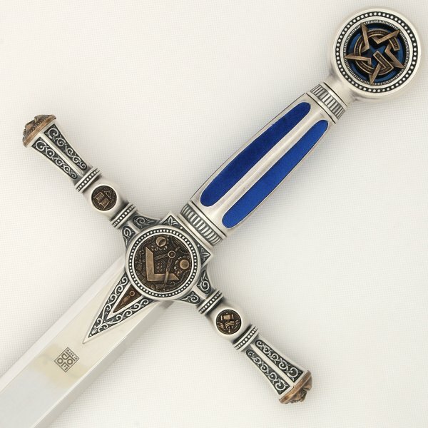 Marto - Masonic Sword, Silver Finished, 116 cm