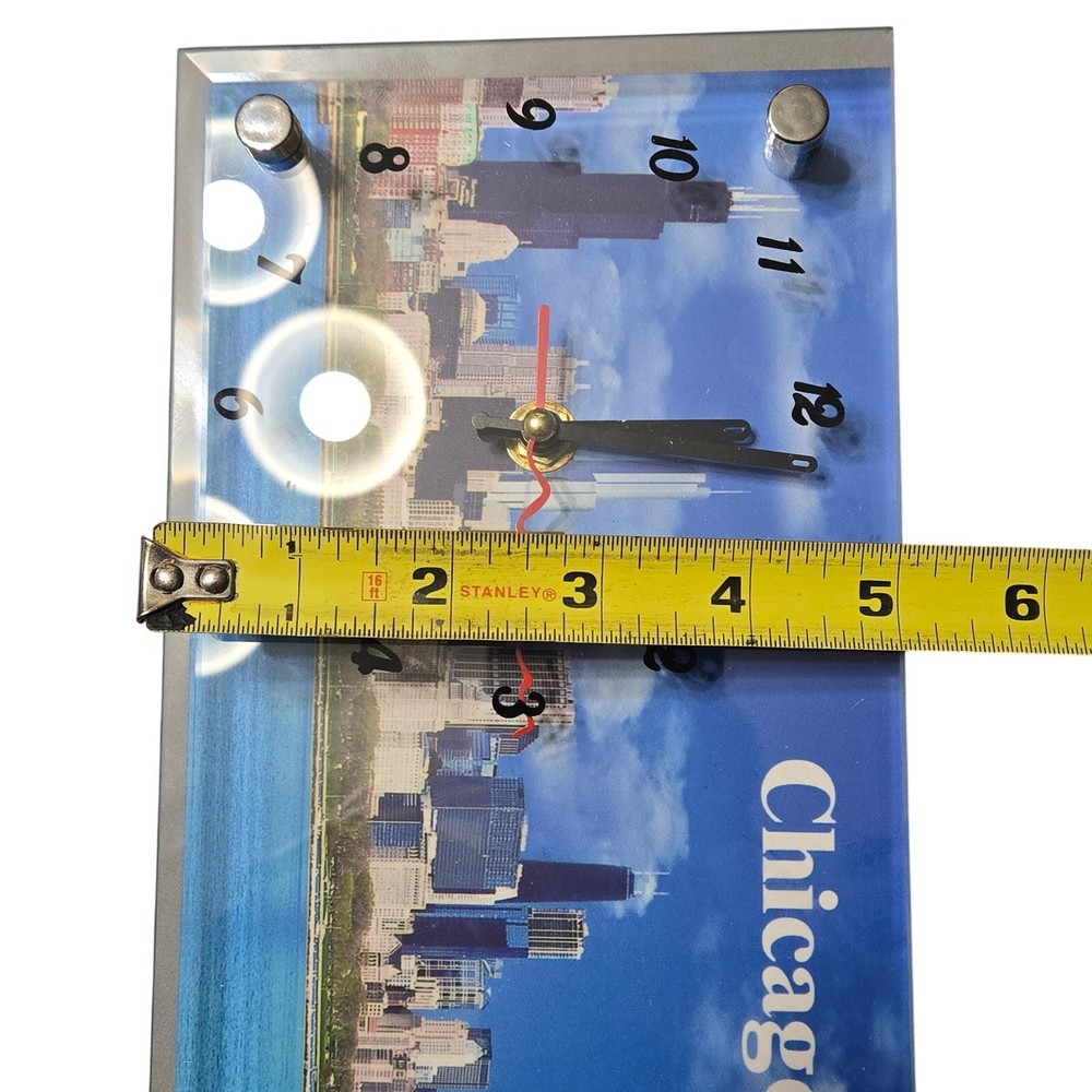 Chicago Skyline Souvenir Clock