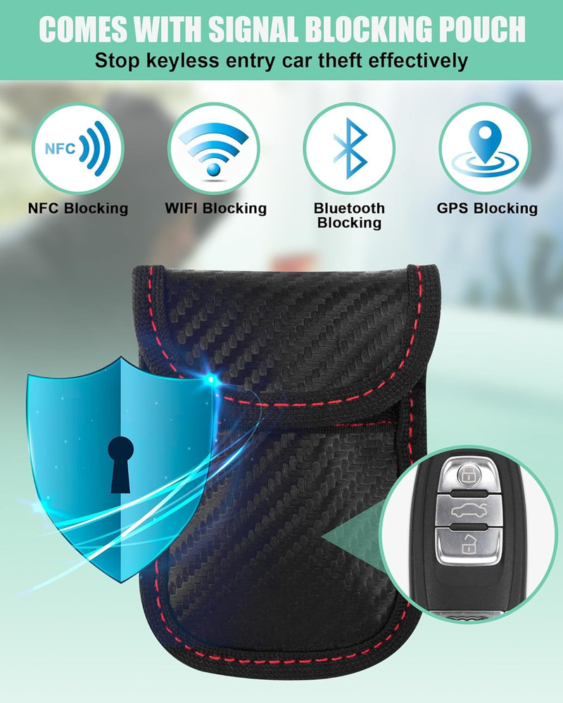 Car Lock Box Punch Button Combination Car Window Key Safe Box Portable Key Stora
