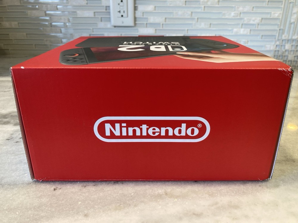 Nintendo Switch 2 EMPTY BOX with Cardboard Inserts and Information Packet