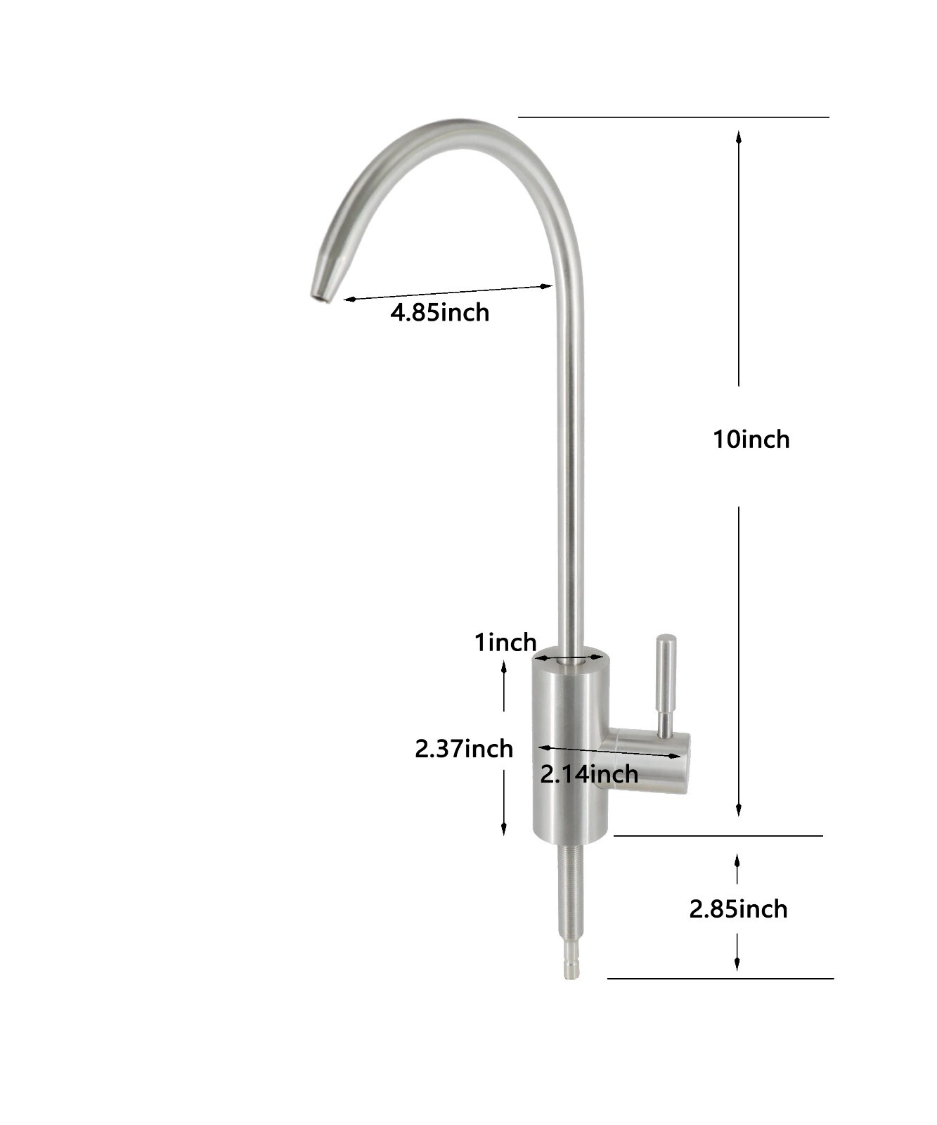 Stainless Steel Water Filter Faucet Reverse Osmosis Drinking Water Faucet